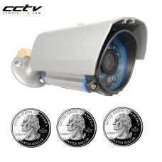 600TVL 1/3 SONY 3.6mm IR Indoor/Outdoor CCTV Bullet Camera with Bracket